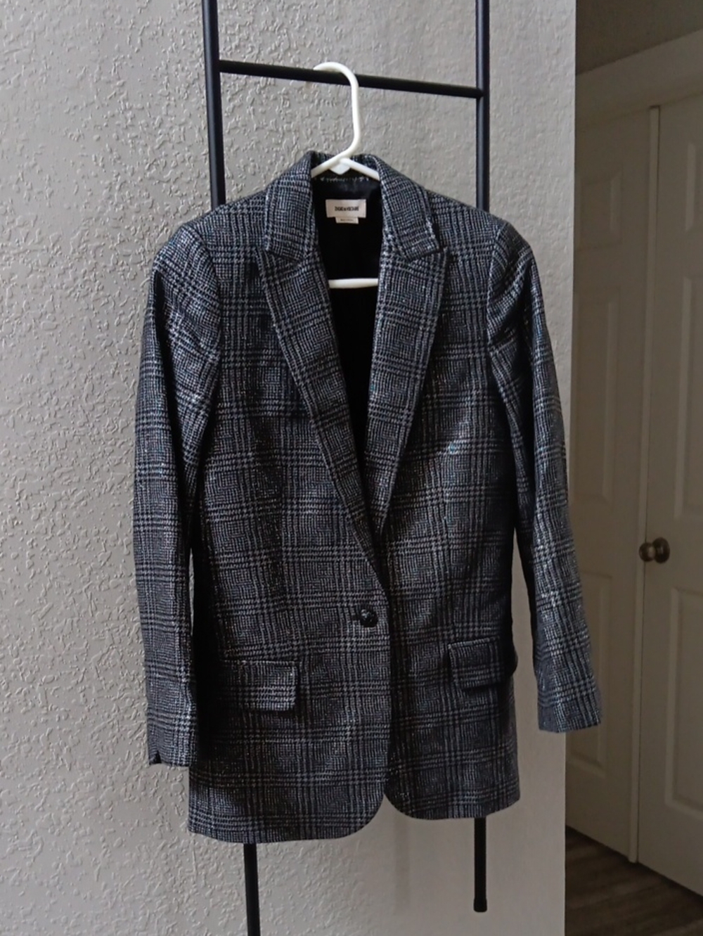 ZADIG & VOLTAIRE..NEW!!VIVA CAR SHIMMER BLAZER..SIZE 34